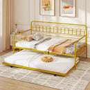 Twin Daybed with Curved Backrest and Armrests by LJGDeals