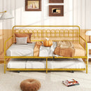 Twin Daybed with Curved Backrest and Armrests by LJGDeals