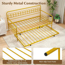 Twin Daybed with Curved Backrest and Armrests by LJGDeals