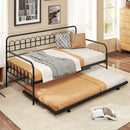 Twin Daybed with Curved Backrest and Armrests by LJGDeals