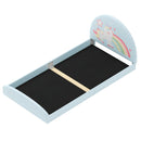 Twin Floor Bed Frame Upholstered Twin Size Kids Floor Bed with 210D Oxford Cloth Floor Mat