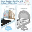 Twin Floor Bed Frame Upholstered Twin Size Kids Floor Bed with 210D Oxford Cloth Floor Mat by LJGDeals