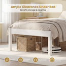 Twin/Full/Queen Size Sturdy Wooden Bed Frame with Headboard and Slat Support