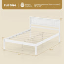 Twin/Full/Queen Size Sturdy Wooden Bed Frame with Headboard and Slat Support