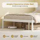 Twin/Full/Queen Size Sturdy Wooden Bed Frame with Headboard and Slat Support