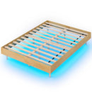 Twin/Full/Queen Size Floating Bed Frame with LED Lights for Bedroom by DirectDeals