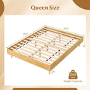 Twin/Full/Queen Size Floating Bed Frame with LED Lights for Bedroom by DirectDeals