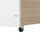 Twin House Bed with 2 Storage Drawers and Roof & Fence Rails by LJGDeals