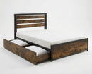 Twin Bed Frame with 4 Large Storage Drawers – Space by DirectDeals