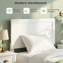 Twin Platform Bed Frame with Headboard - No Box Spring Needed by DirectDeals