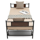 Twin Size 2-In-1 Daybed Frame with Pullout Trundle by LJGDeals