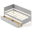 Twin Size Daybed with 2 Storage Drawers No Box Spring Needed by LJGDeals