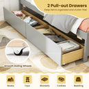 Twin Size Daybed with 2 Storage Drawers No Box Spring Needed by LJGDeals