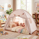 Twin Size Indoor Canopy Tent for Kids with 2 Window and Suits 3+