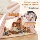 Twin Size Indoor Canopy Tent for Kids with 2 Window and Suits 3+