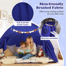 Twin Size Indoor Canopy Tent for Kids with 2 Window and Suits 3+
