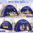 Twin Size Indoor Canopy Tent for Kids with 2 Window and Suits 3+
