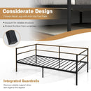 Twin Size Metal Daybed Frame for Living Room Bedroom by LJGDeals