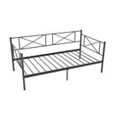 Twin Size Platform Bed with Heavy-duty Metal Slat Support by DirectDeals