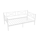 Twin Size Platform Bed with Heavy-duty Metal Slat Support by DirectDeals