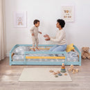Twin Montessori Floor Bed with Safety Guardrails by Ocodile.com