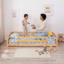Twin Montessori Floor Bed with Safety Guardrails by Ocodile.com