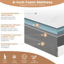 4 Inch Tri-fold Cooling Gel Memory Foam Mattress by LJGDeals
