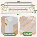 Twin Montessori Floor Bed with Safety Guardrails