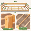 Twin Montessori Floor Bed with Safety Guardrails