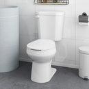 Two-Piece Round Toilet with 17.5 inch ADA Comfort Chair Height Seat by LJGDeals