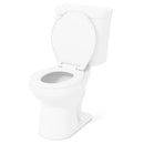 Two-Piece Round Toilet with 17.5 inch ADA Comfort Chair Height Seat by LJGDeals
