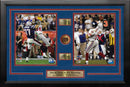 David Tyree & Eli Manning Super Bowl Catch NY Giants 8x10 Framed Photos with Engraved Autographs by Dynasty Sports & Framing