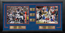 David Tyree & Mario Manningham Super Bowl Catches NY Giants 8x10 Framed Landscape Photos with Engraved Autographs by Dynasty Sports & Framing