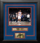 Tyrese Maxey Playoff Celebration Philadelphia 76ers 8" x 10" Framed Photo with Engraved Autograph by Dynasty Sports & Framing