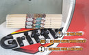 12 Pairs of Select Elite Maple Wood Drum Sticks by GRIFFIN Attack Zzzap - Size 5A Premium Balanced, Level and Straight - Drummers Percussion Classic