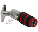 GRIFFIN Hi-Hat Clutch Mount Deluxe Version | Alloy Metal Speed Threads | Universal Holder to Fit Most Hi-Hat Cymbals, Rods & Hihat Stands | Red locking Nut by GeekStands.com