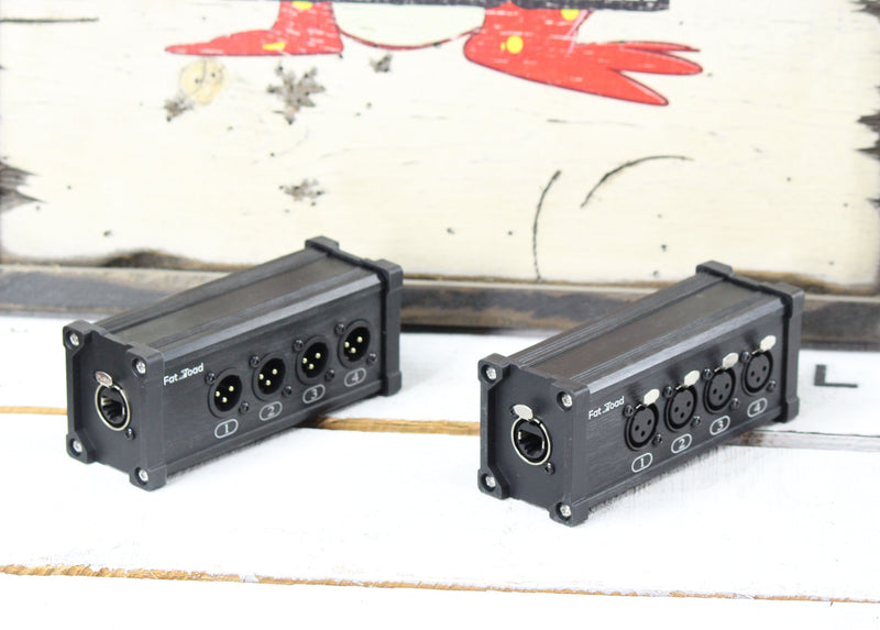 4 Channel DMX Over Network Signal XLR Cable Extender by GRIFFIN - Male & Female Pack with 3 Pin XLR to RJ45 Ethercon Wire for Live Stage Sound Monitoring, Studio Recording & DJ Lighting, PA AES-EBU