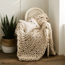 GobekUsa Cozy Chenille Chunky Knit Blanket - Soft Decorative Throw for Bed, Sofa, Living Room - Summer Quilt or Rug Alternative