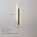 GobekUsa LED Black Wall Lamp for Modern Living Room, Bedroom, Bar & Corridor