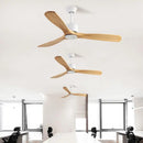 GobekUsa 42" Wooden Ceiling Fan Remote Control Decorative Home Fan DC 110-240V