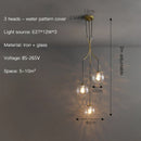GobekUsa Gold Nordic Pendant Light E27 LED Chandelier for Dining Room, Foyer, Stairs