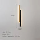 GobekUsa LED Black Wall Lamp for Modern Living Room, Bedroom, Bar & Corridor
