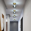 GobekUsa Black Copper LED Ceiling Light Modern Chandelier Ring Fixture for Home Decor