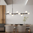 GobekUsa Black Gold Nordic Pendant Chandelier for Dining Kitchen Living Bedroom Lighting