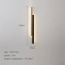 GobekUsa LED Black Wall Lamp for Modern Living Room, Bedroom, Bar & Corridor