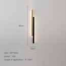 GobekUsa LED Black Wall Lamp for Modern Living Room, Bedroom, Bar & Corridor