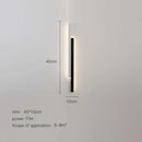 GobekUsa LED Black Wall Lamp for Modern Living Room, Bedroom, Bar & Corridor