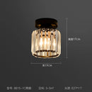 GobekUsa Crystal Ceiling Chandelier: Minimalist Luxury Lighting for Home, Hotel, Balcony, Corridor