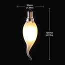 GobekUsa LED Flame Bulb E12 E14 C35 Retro Candle Filament 4W 6W Dimmable Warm White