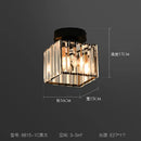 GobekUsa Crystal LED Ceiling Light Chandelier for Bedroom Living Room Dining Room